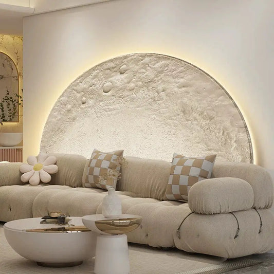 Moon Sandstone Mural Light