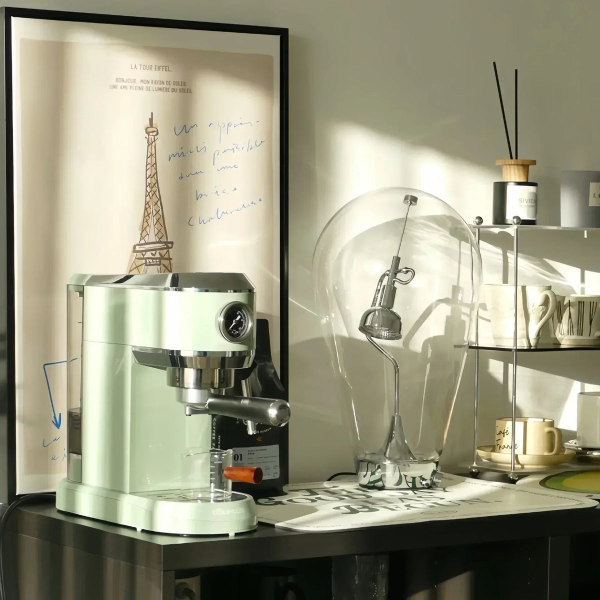 Italian Vintage Magnetic Dimmable Table
