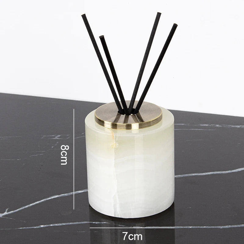 White Onyx Vanity Set