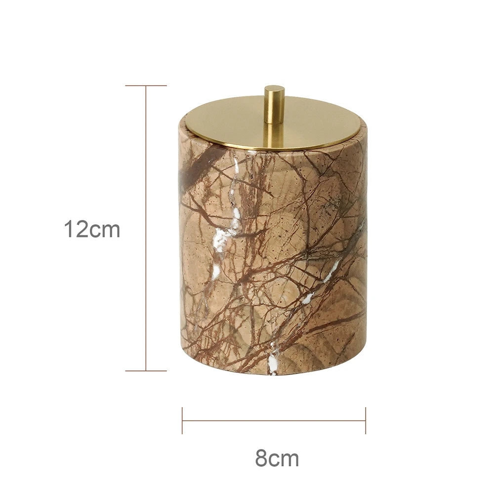 Rainforest Brown Marble Bath Set