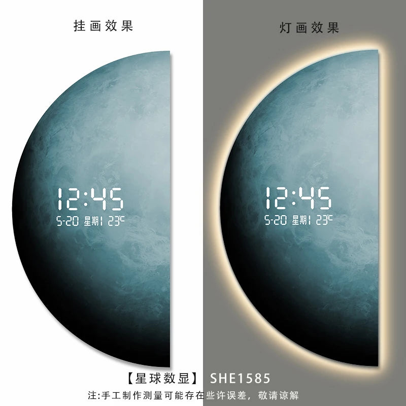 Planet Clock Mural