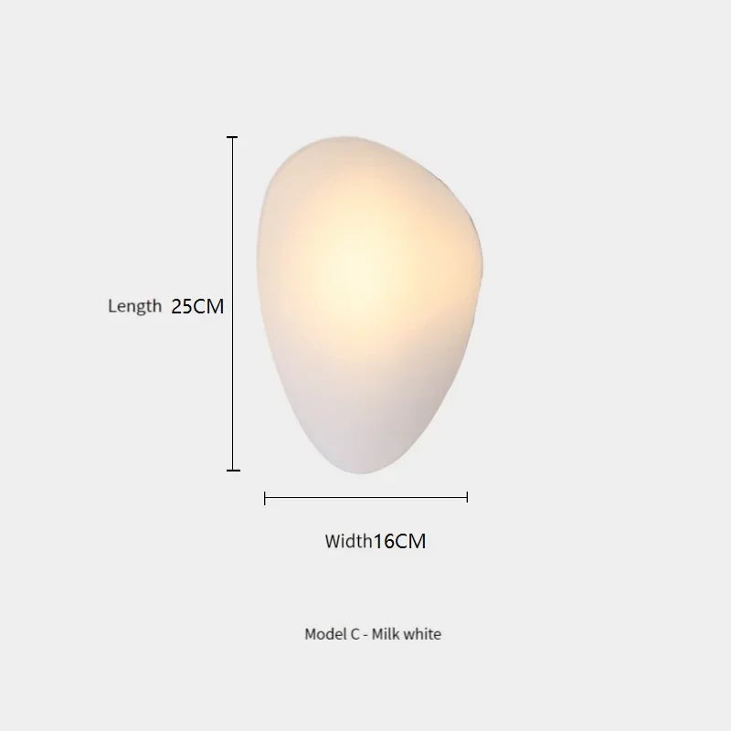 Nordic Designer Wall Lamp Pebble