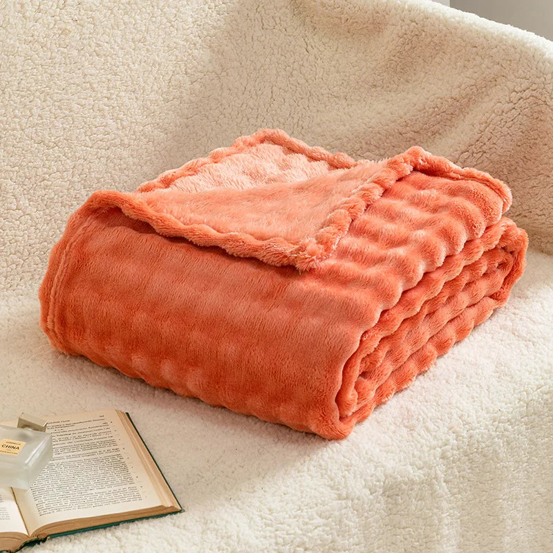 Sage Fleece Throw Blanket