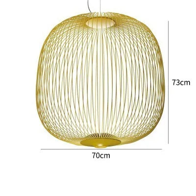 Bird Cage Mesh Pendant