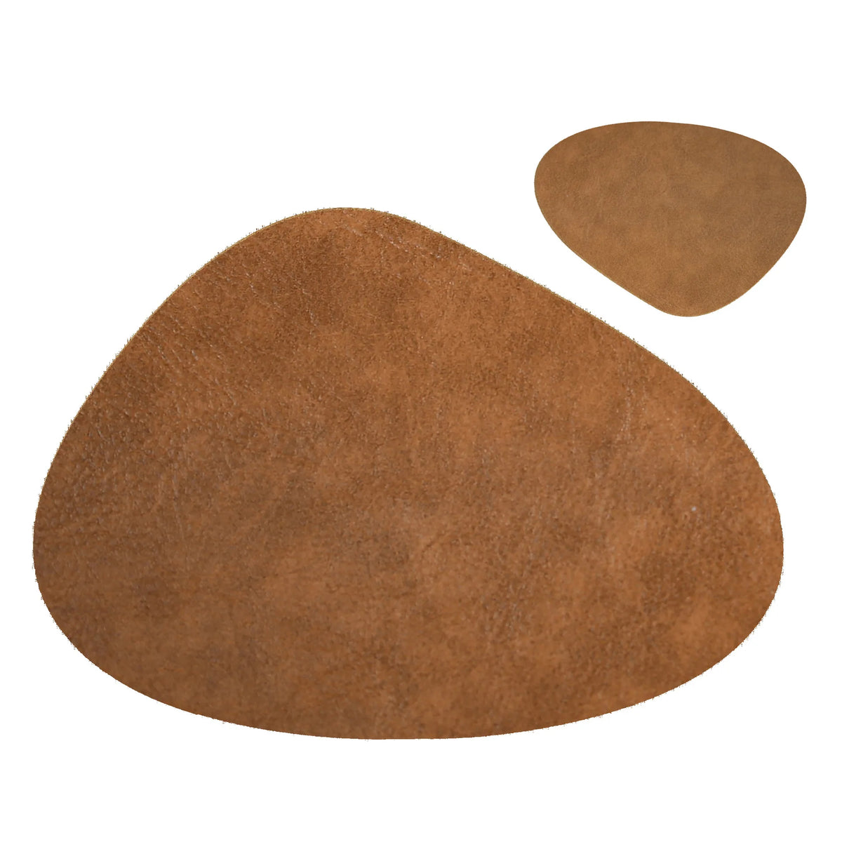 Cowhide Placemat and Coaster Set