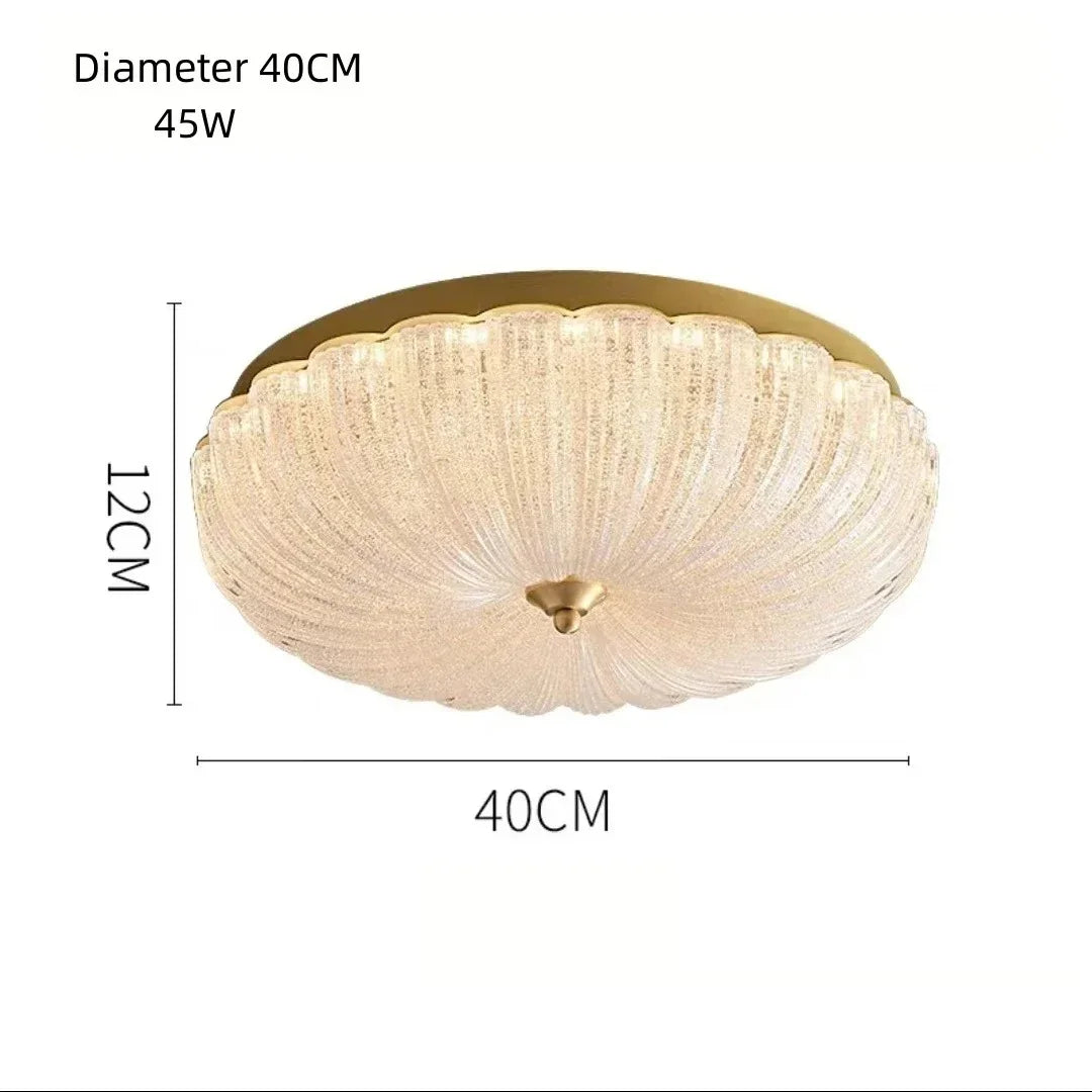 French Style Ceiling Light Cream