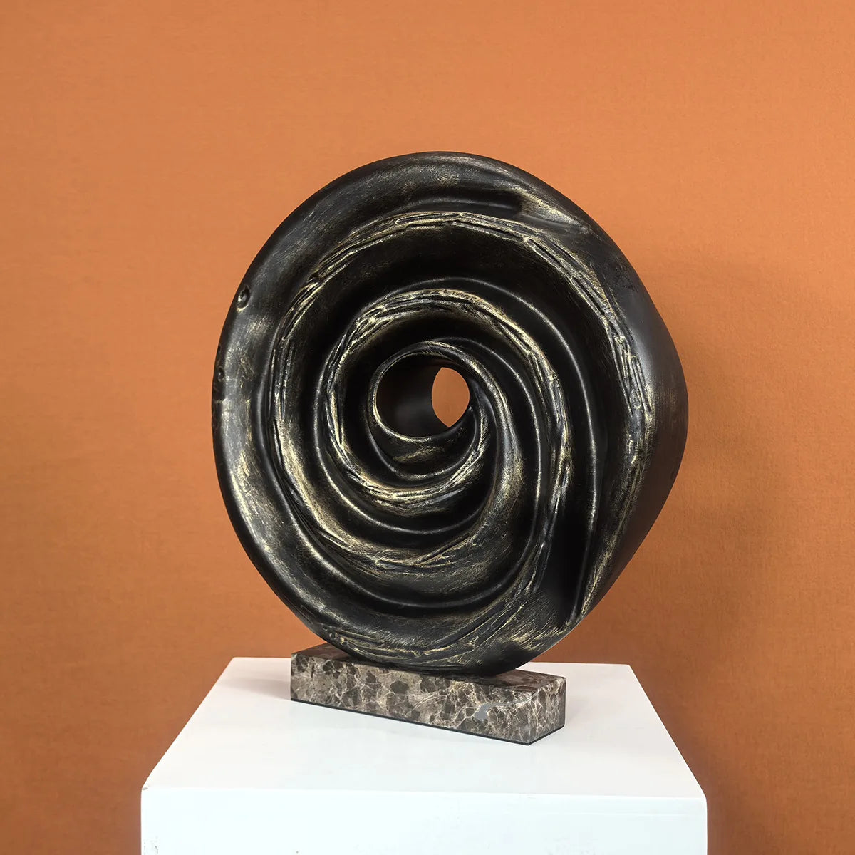 Marble Spiral Sculpture