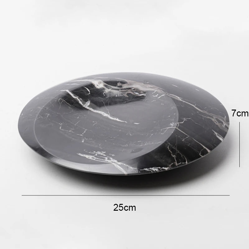 Natural Marble Serving Tray for Coffee