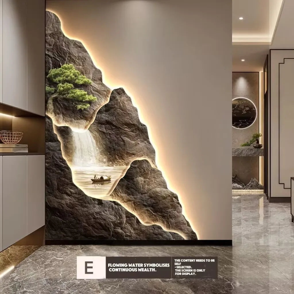 Flowing Wealth Corridor Mural