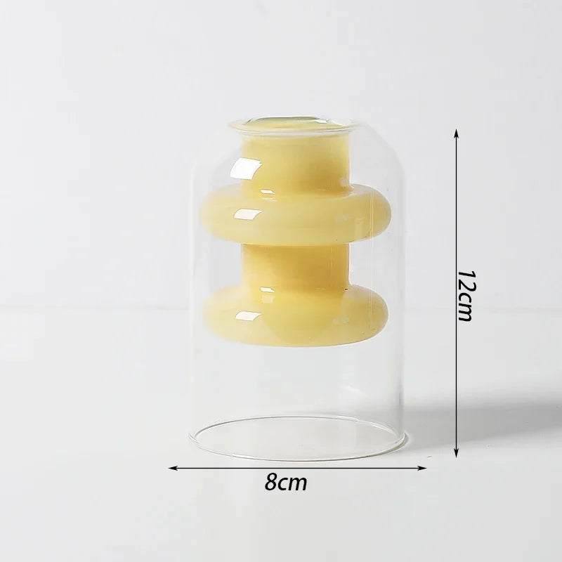 Double Wall Glass Vase