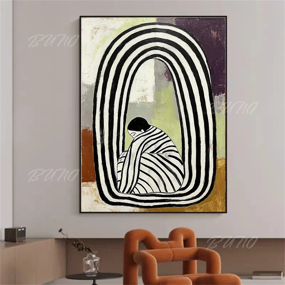 Wabi Sabi Textured Painting