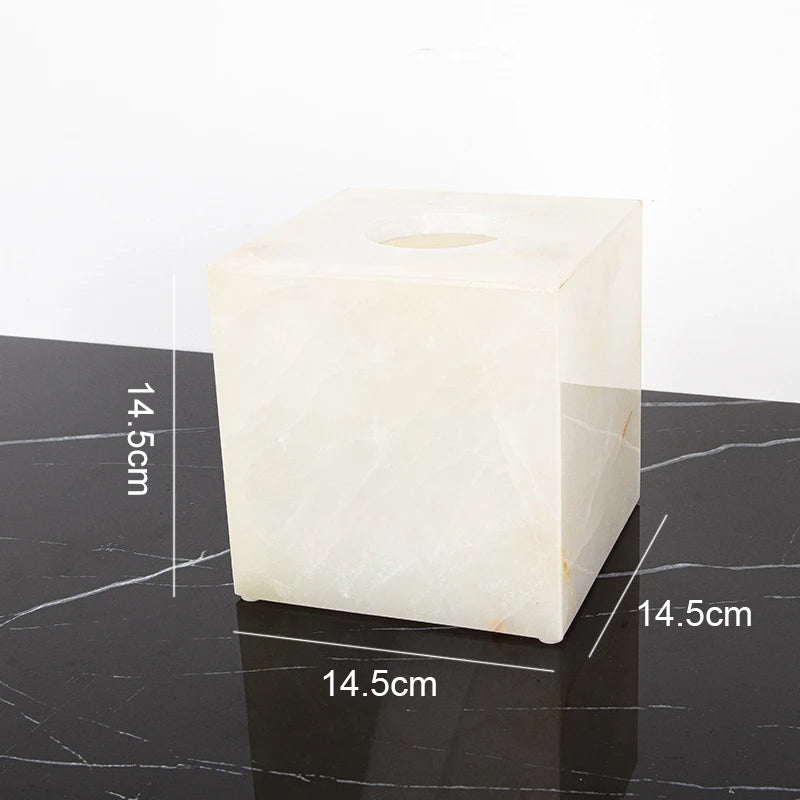 White Onyx Vanity Set