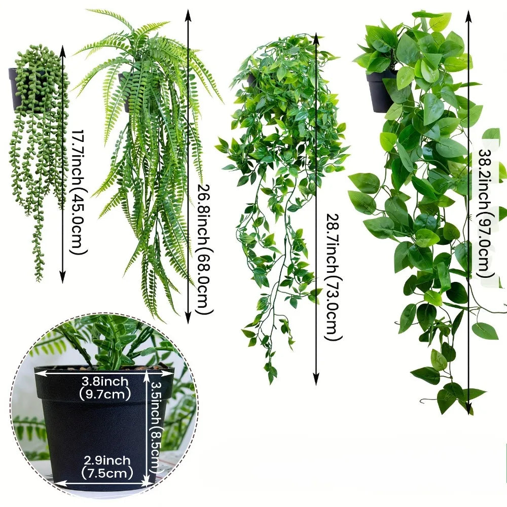 Artificial Ivy Plants Plastic Leaf