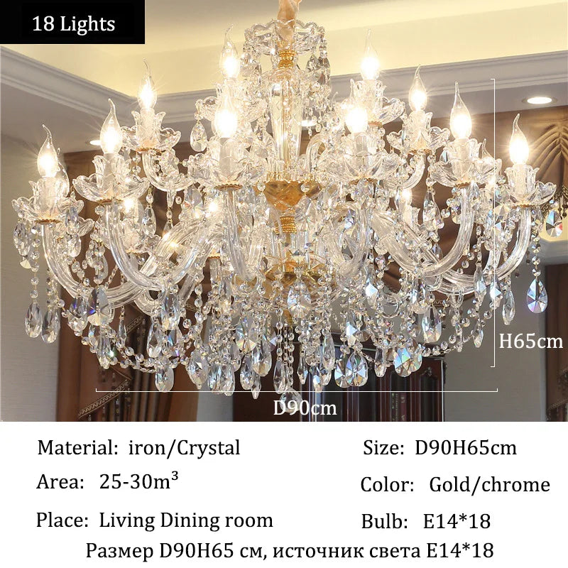 Villa Crystal Pendant Light