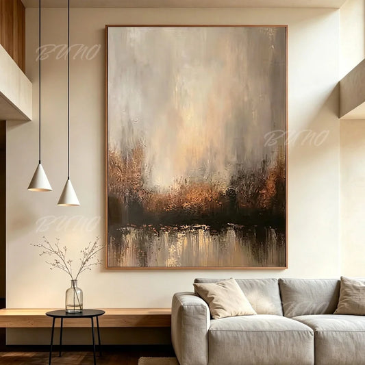 Misty Autumn Landscape Art
