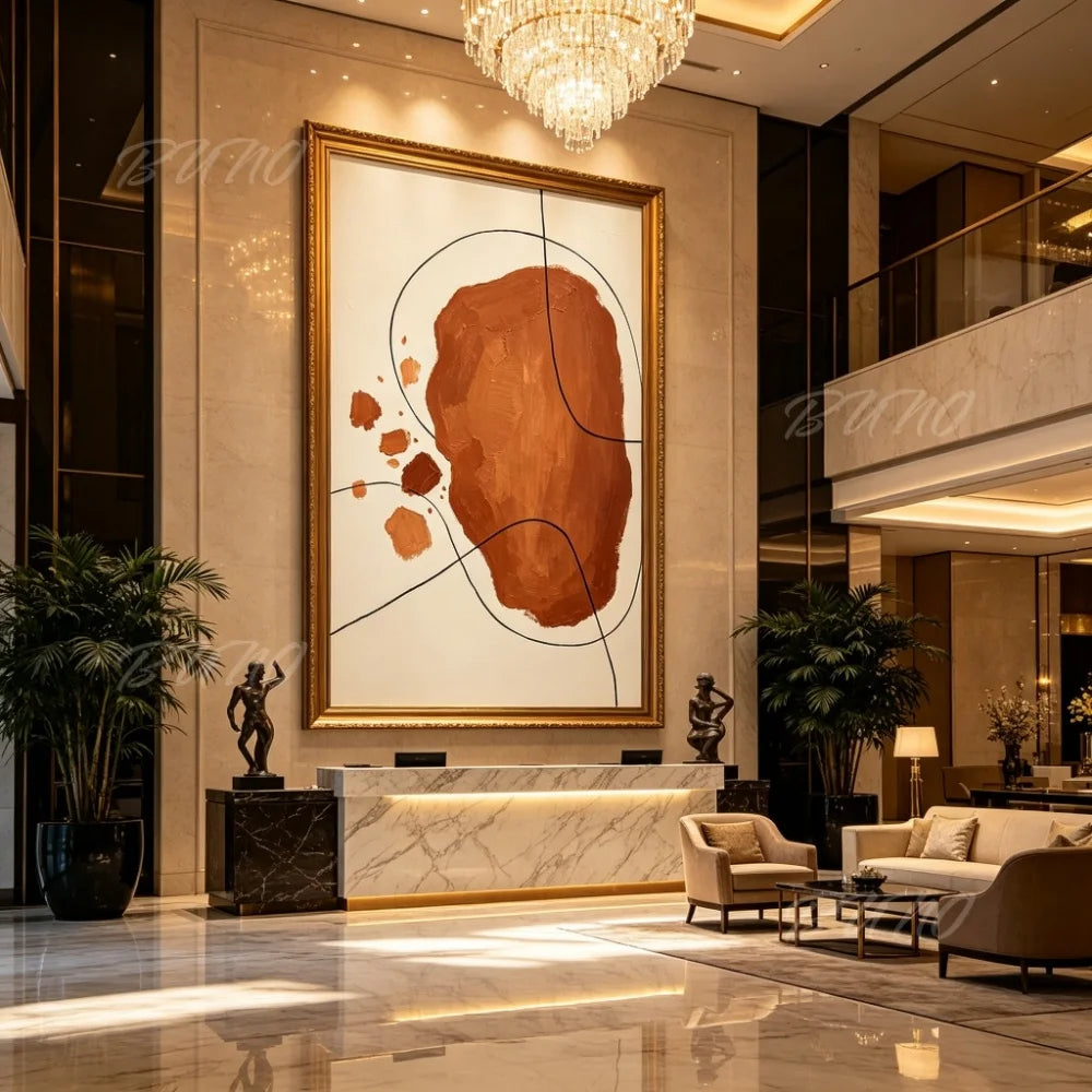 Wabi Sabi Earth Tone Art