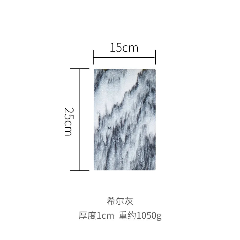 Nordic Marble Rectangular Tray