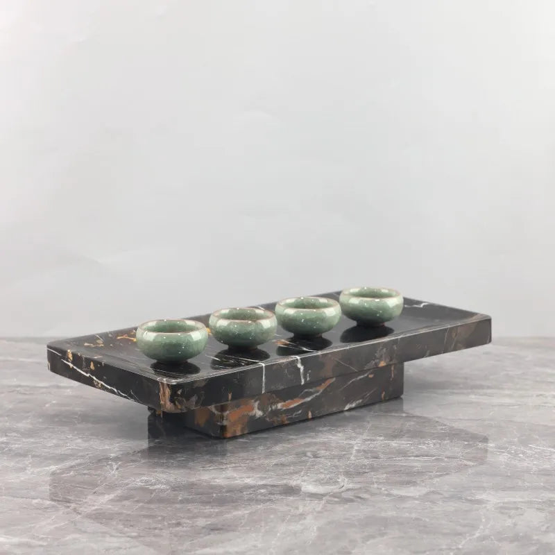 Marble Rectangular Tea Tray