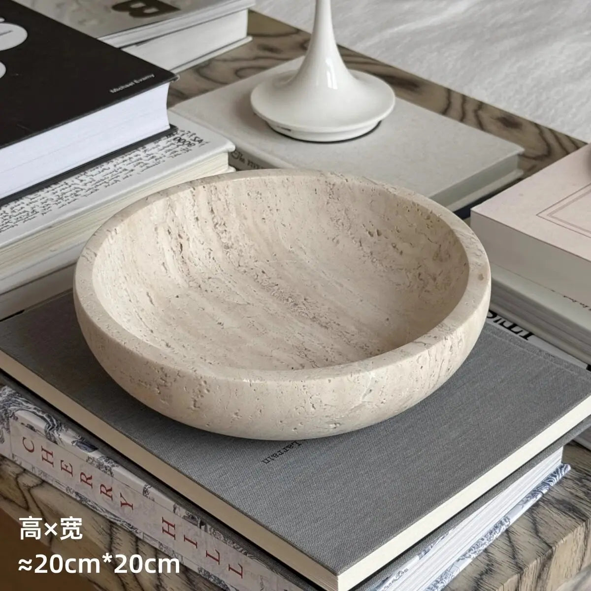 Yellow Travertine Jewellery Tray