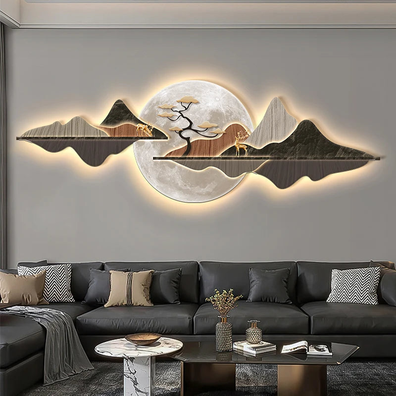New Chinese 3D Wall Panel