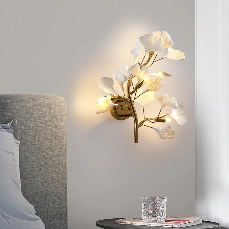 Ginkgo Leaf Wall Lamp