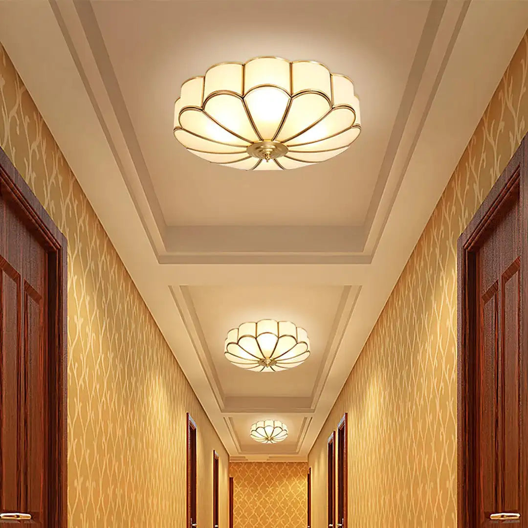 Copper Minimalist Ceiling Lamp