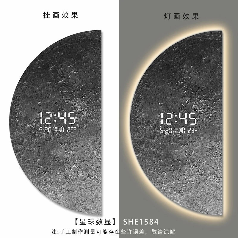 Planet Clock Mural