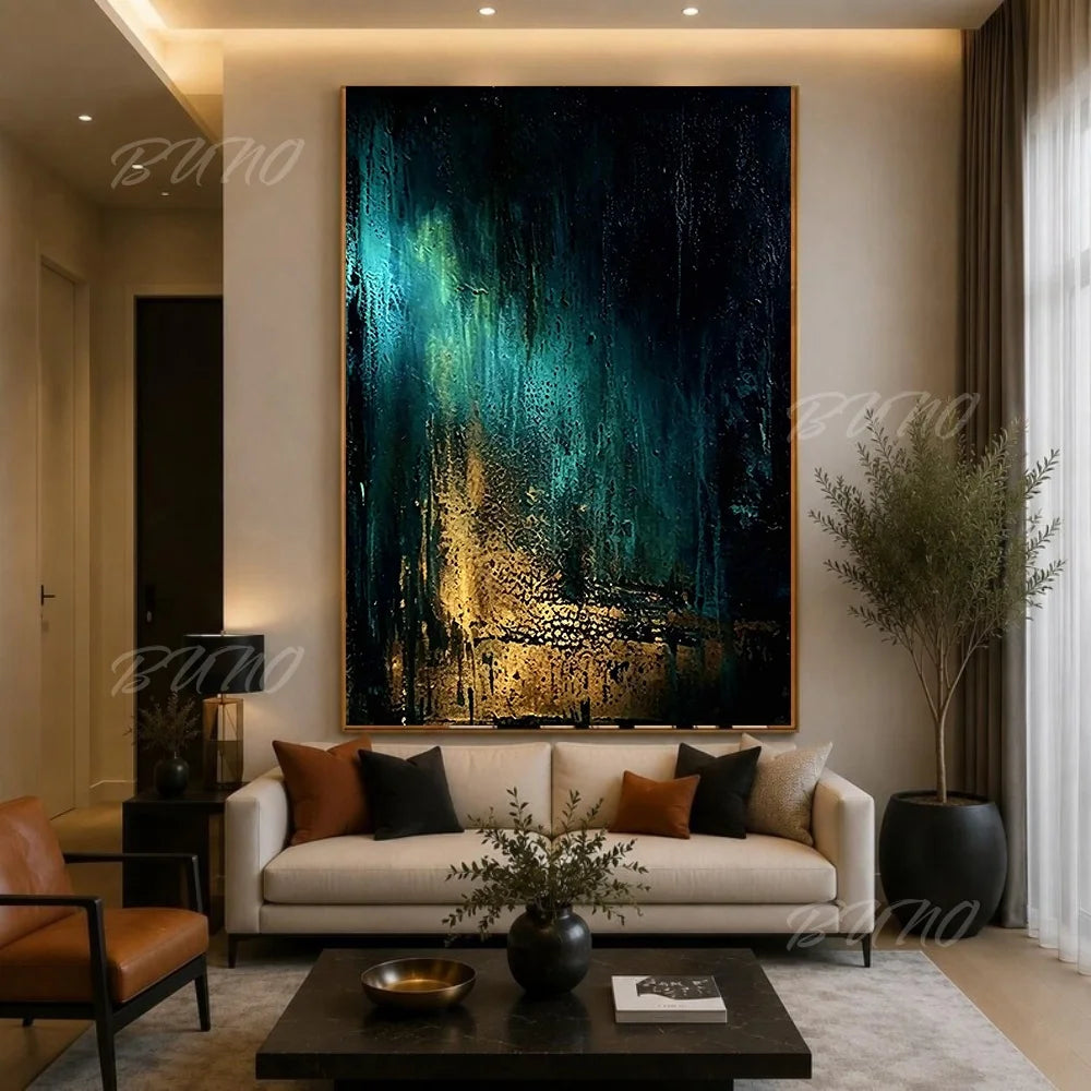 Black Marble Canvas Art