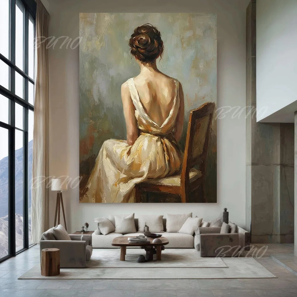 Palette Knife Dancer Art