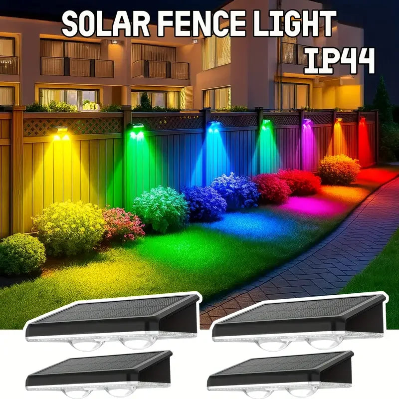 Pack Solar Fence Lights Multi