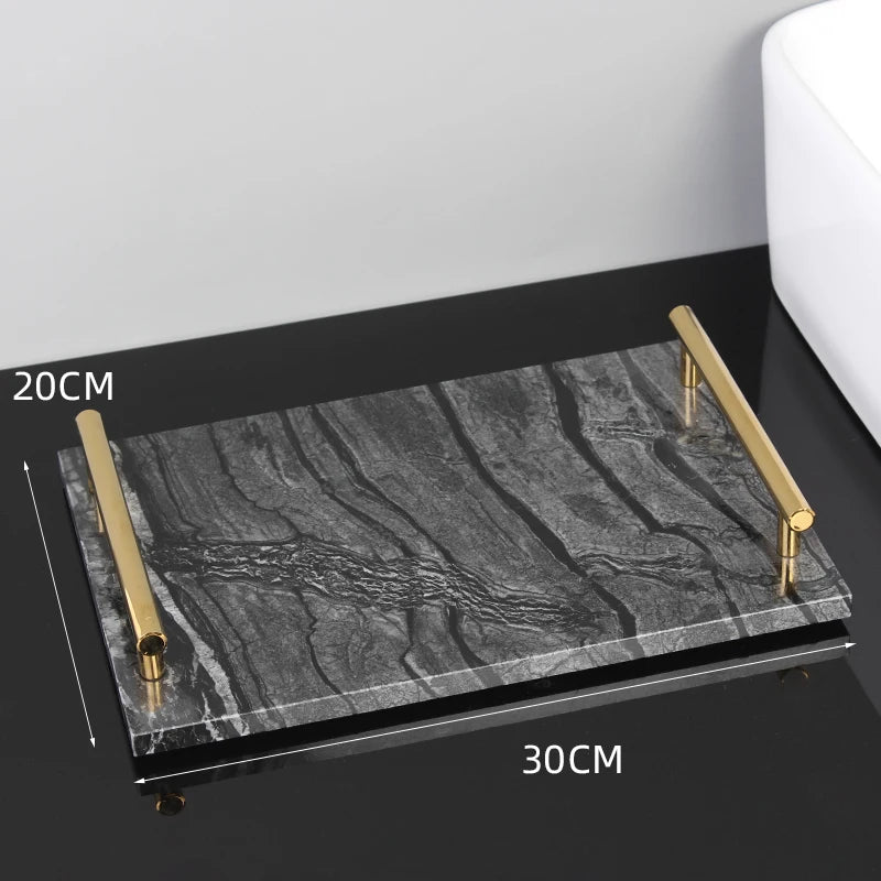 Tree Black Marble Vanity Set