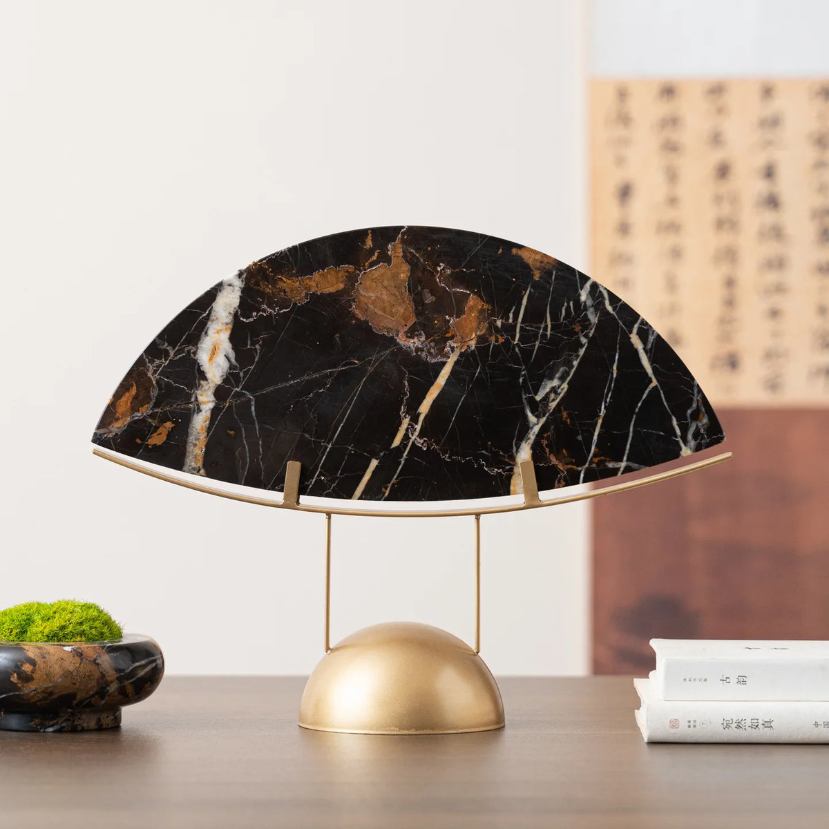 Marble Fan Ornament