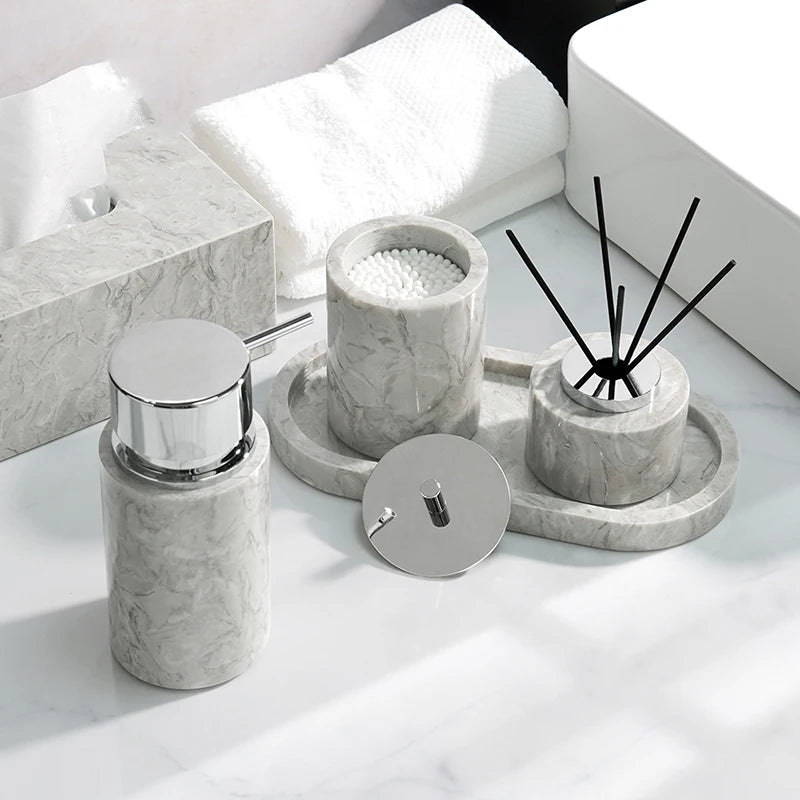 Pitaya Flower Natural Marble Bathroom