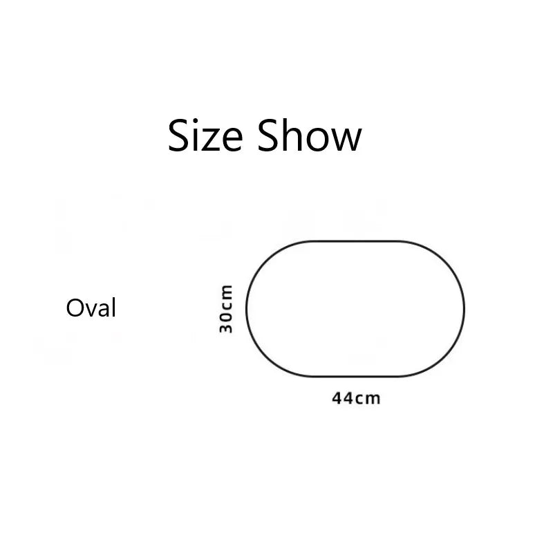Oval Waterproof Placemats