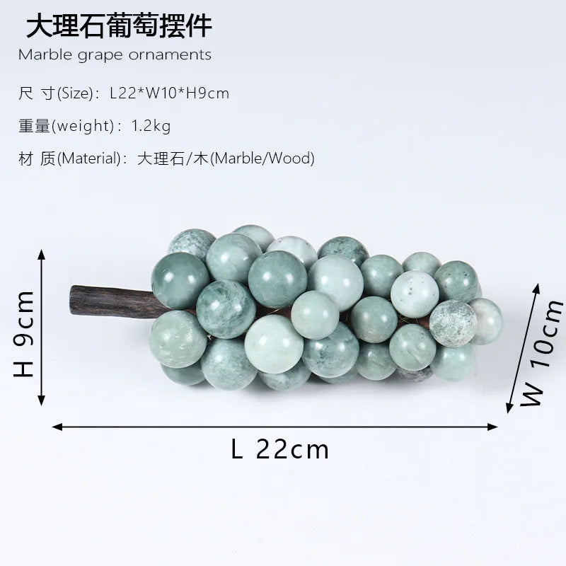 Marble Grape Ornament