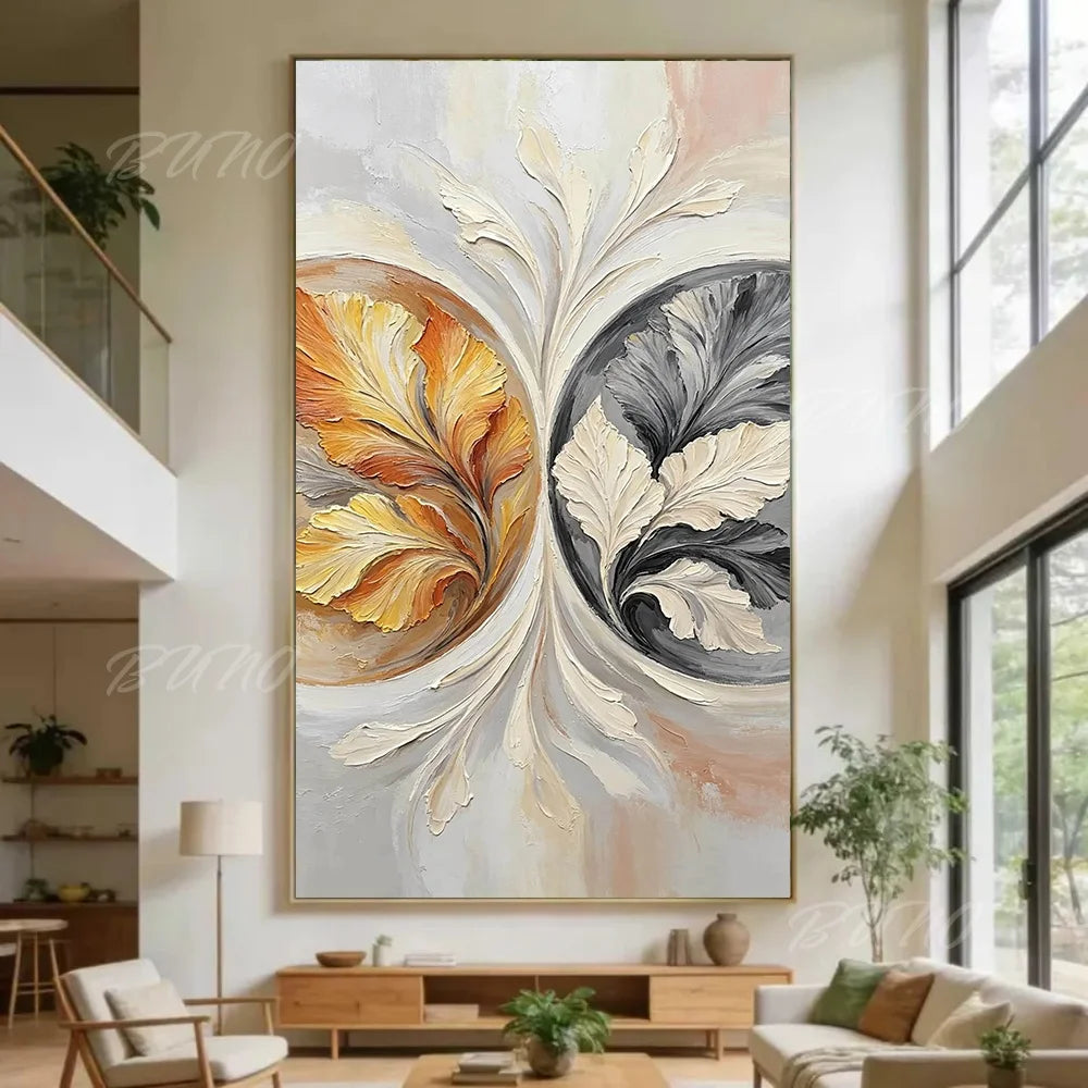 Luxury Gold Floral Painting