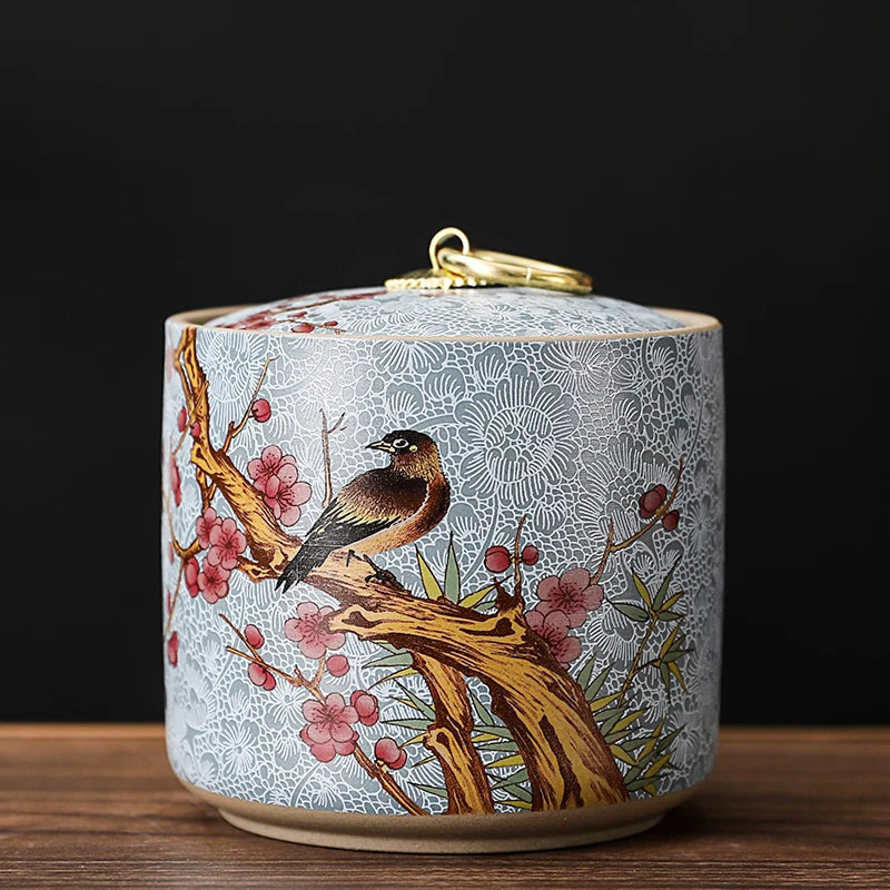 Ceramic Sealed Tea Jar