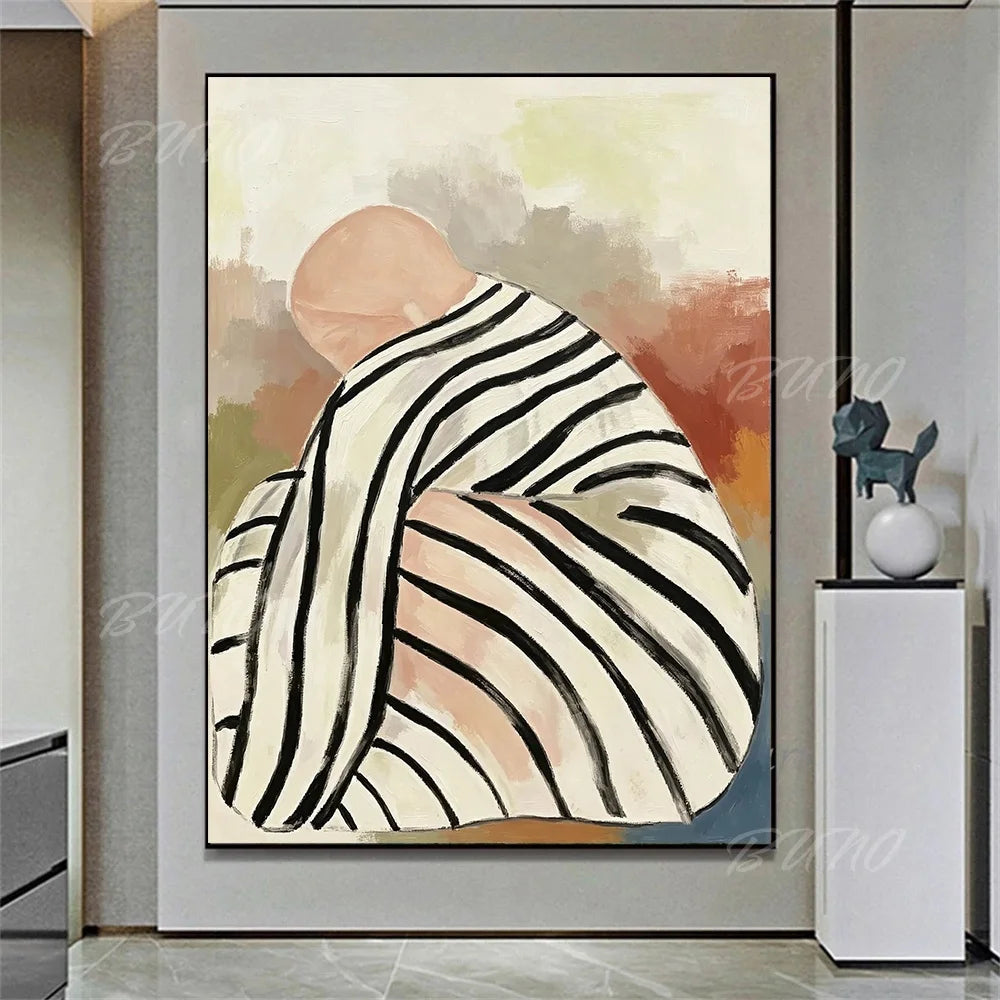 Wabi Sabi Textured Painting
