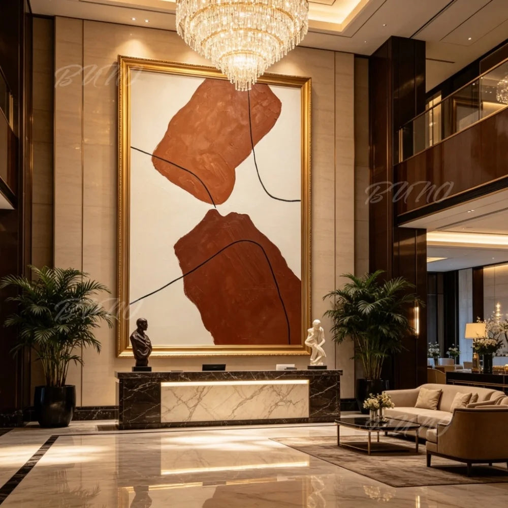 Wabi Sabi Earth Tone Art