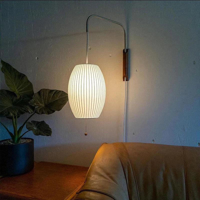 Modern Italian Silk Wall Lamp