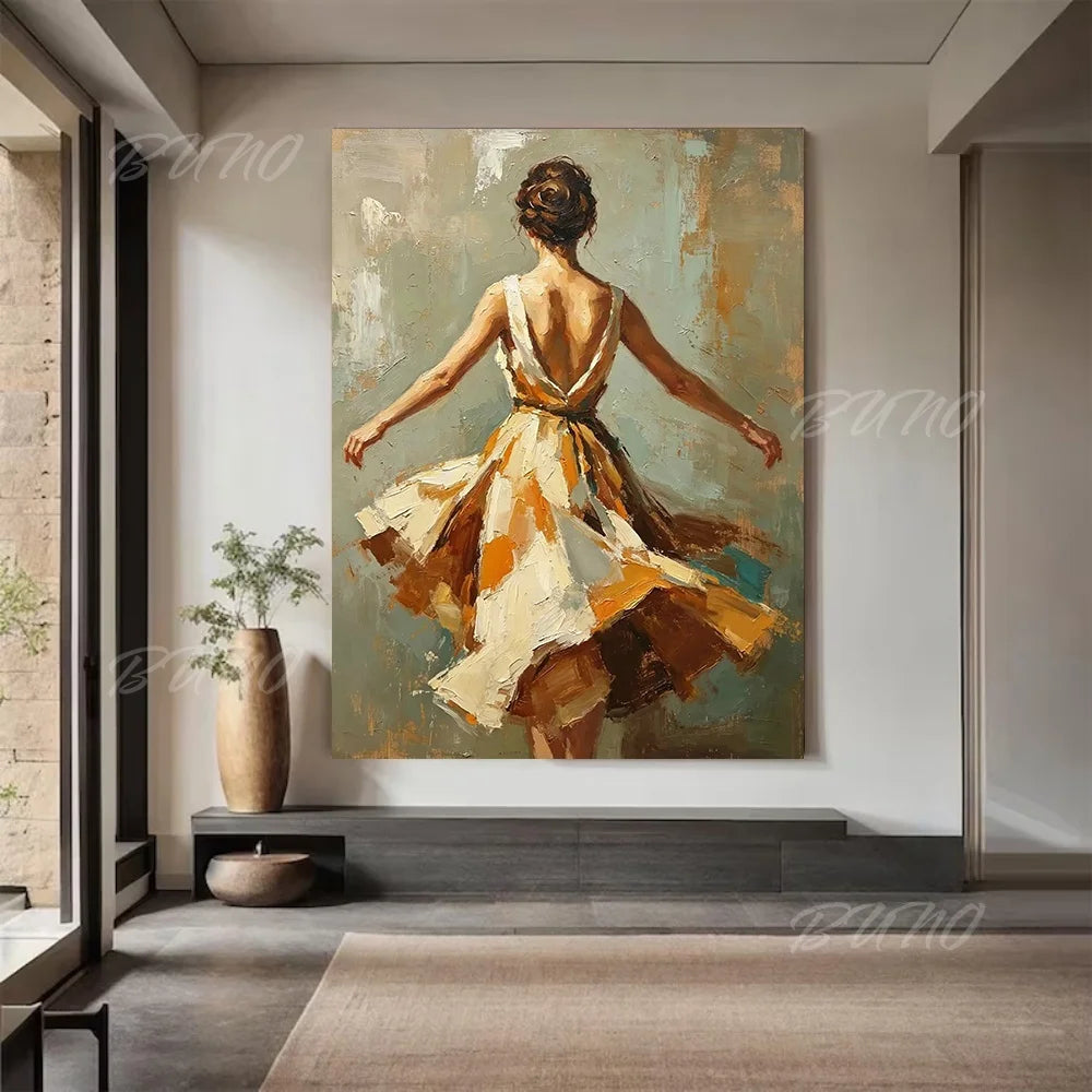 Palette Knife Dancer Art