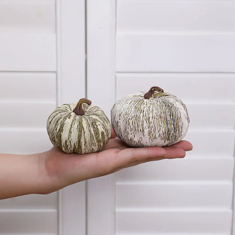 Country Faux Pumpkin Set