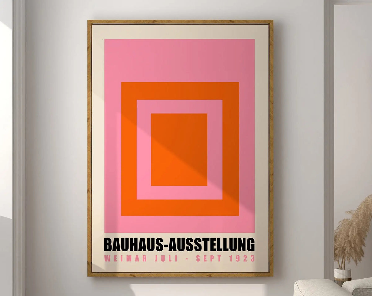Bauhaus Geometric Poster