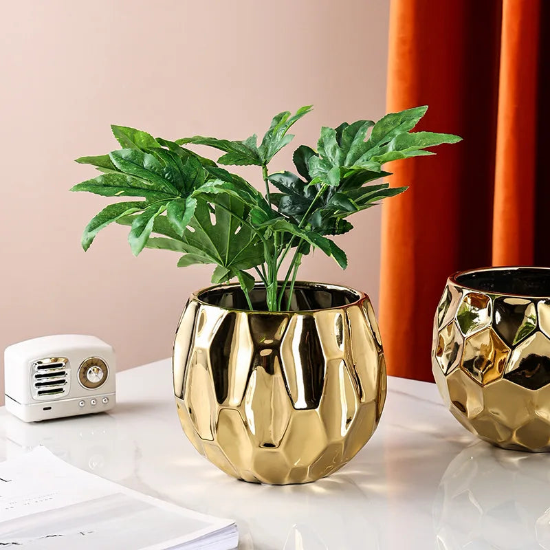 Geometric Ceramic Vase
