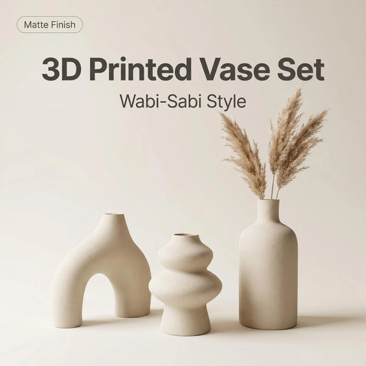 Wabi Sabi Vase Trio
