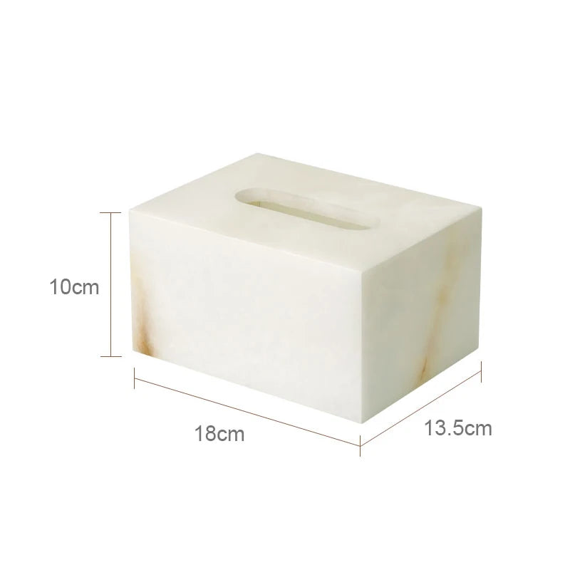 White Onyx Marble Bath Trio