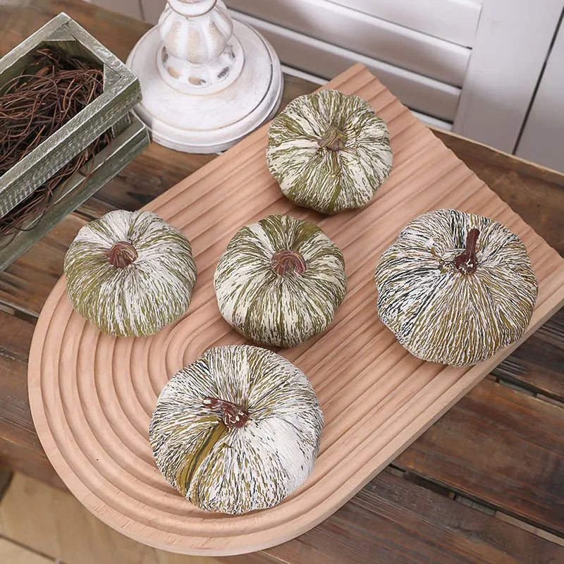 Country Faux Pumpkin Set