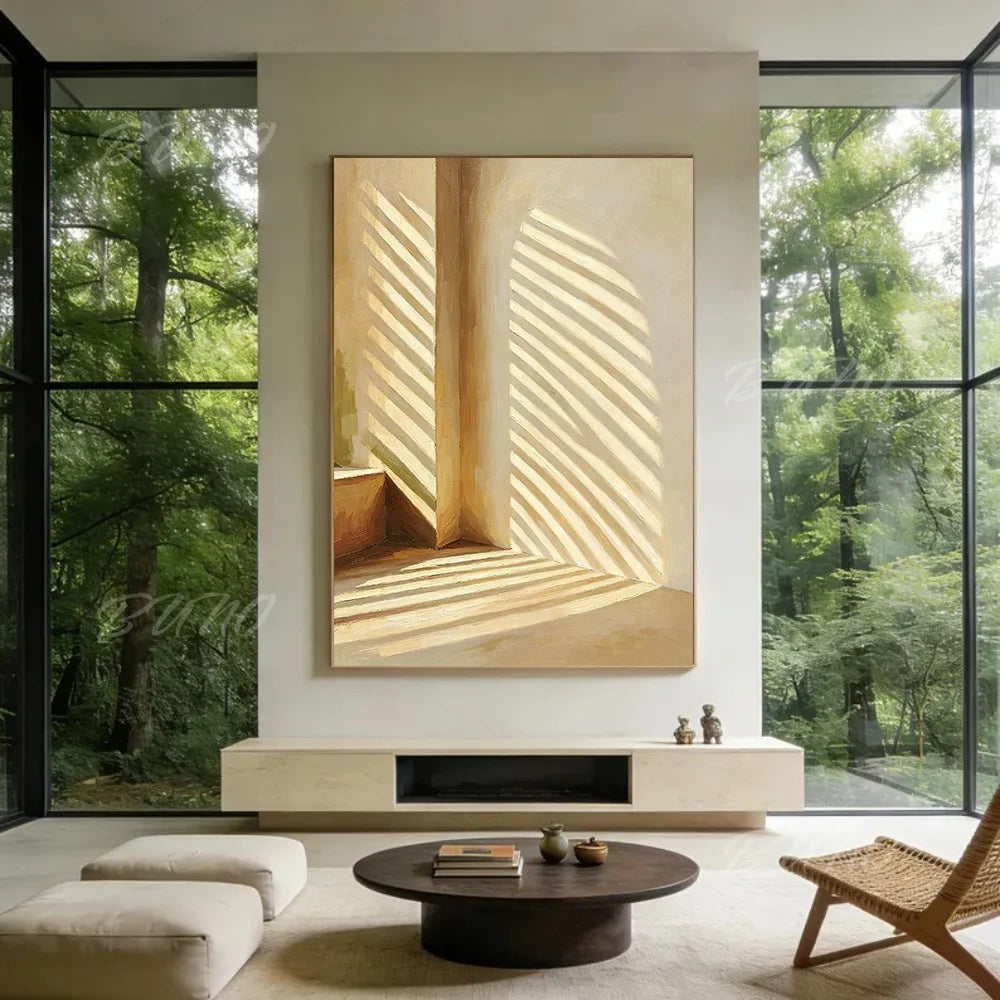 Sunlight Shadow Interior Art