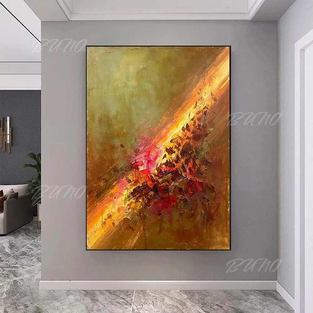 Impressionist Flowers Painting