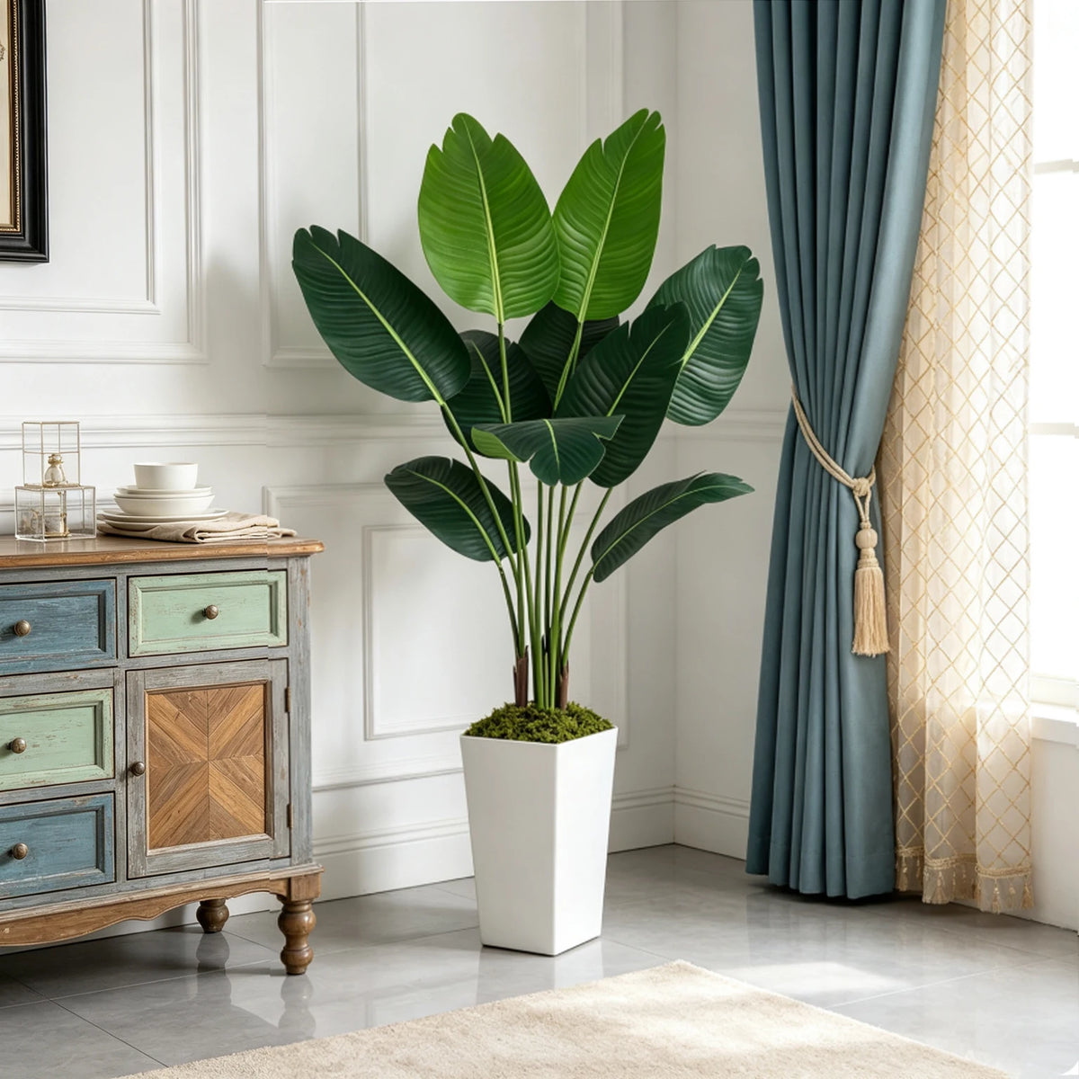 Bird of Paradise Faux Tree